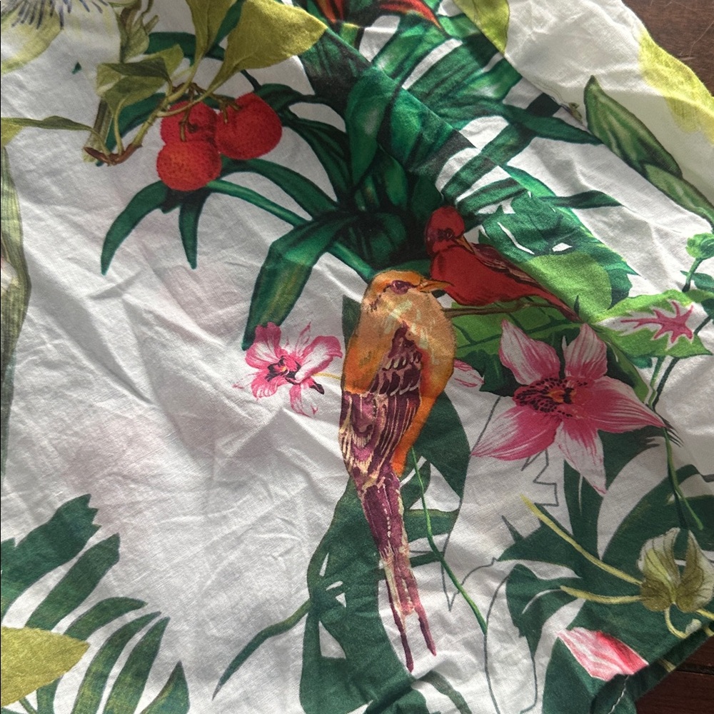 J. Crew White Tropical Floral Print Blouse - Picture 5 of 6